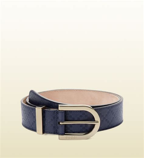 gucci navy leather belt|genuine leather Gucci belt men.